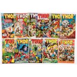 Thor (1970-72) 173, 176, 177, 180, 182-185, 189, 192, 195 [gd/vg/fn-] (11). No Reserve