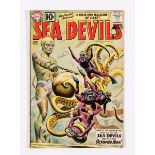 Sea Devils 1 (1961). Cover off lower staple [vg-]. No Reserve