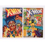 X-Men (1969-71) 51, 71. Cents copies [fn/vfn] (2)