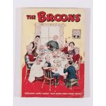 Broons Book (1952). Tea-time at Glebe Street. Good cover colours, light tan pages [vg+]