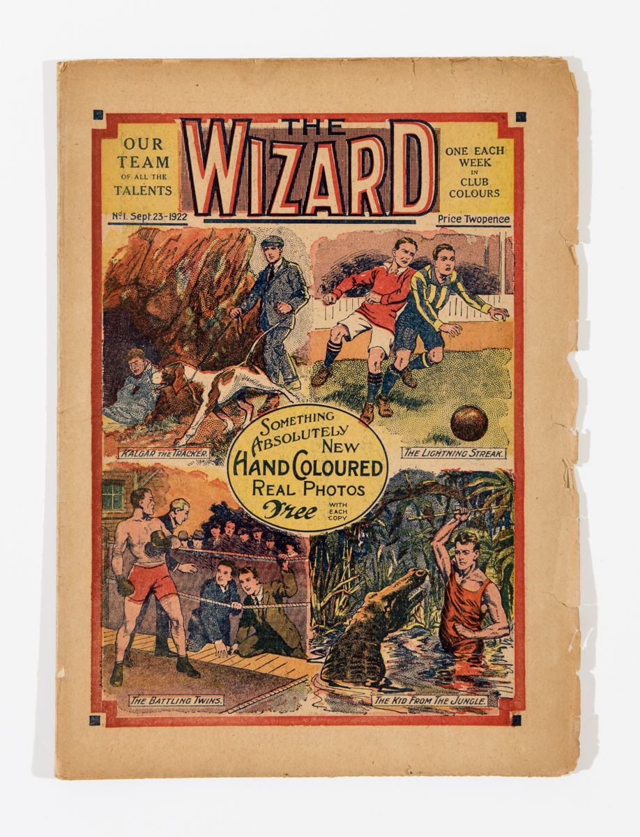 Wizard No 1 (1922). First issue of the long running D.C. Thomson title. Starring The Lightning