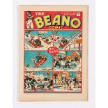 Beano No 19 (1938). Bright, fresh covers 2mm trim to RH cover edge, cream pages. Only a few copies