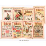 Rover (1948-49) 34 issues from 1948, 43 issues from 1949 with both Xmas numbers. (1948 some issues