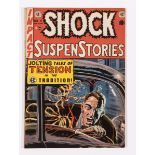 Shock SuspenStories 4 (1952). Classic Wally Wood cover art. Bright covers, cream/light tan pages [