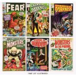 Marvel Monsters (1969-73). Chamber Of Darkness 1, 6-8, Creatures On The Loose 10, 11, Fear 1-4,