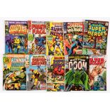 Marvel Super-Heroes (1966-71) 1, 13, 15, 16, 18-20, 23, 24, 30 [vg-/fn-] (9). No Reserve