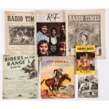 Riders Of The Range Song Album (1950s) Square Dance Manual, Cal McCord photocard, Jeff Arnold in The