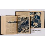 Detective Weekly (1934-36) 46-201. Three complete years in three bound volumes. Murder On The Orient