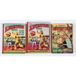 Okay Adventure Annual with dj (1955), Adventure Annual with dj (1953) and Adventure Album (1957) [