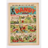 Dandy No 39 (1938). First robot comic strip with Glasgow Harry and the Smasher by James Walker.