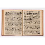 Film Fun (1951) 1616-1641 Jan-Jun in half-year bound volume. Publisher's file copies. Starring