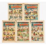 Dandy (1947-50) 346, 350, 410, 423 New Year, 436 April Fool [vg/vg+] (5)