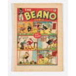 Beano No 14 (1938). Bright covers, cream pages with some light foxing spots [vg]