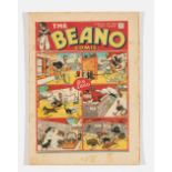 Beano No 20 (1938). Bright covers. Cream pages with some light foxing [vg]