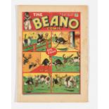 Beano No 13 (1938). Bright covers, general edge wear and tears [vg-]