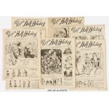 Ally Sloper's Half-Holiday (1884) 2, 16, 27-34. 10 early issues starring Gilbert Dalziel's eponymous