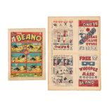 Beano Comic No 1 (1938) with original 4-page colour flyer for Beano Nos 1 and 2 (1938). Big Eggo,