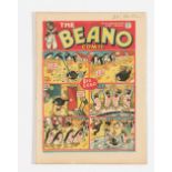 Beano No 40 (1939). Bright fresh covers, cream pages, small blemish to back cover margin [vfn-]