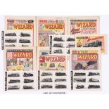 Wizard (1960) 1785, 1787-1790, 1792. All with free gifts Log Book Of Locomotives and 6 x 6