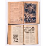 GEM (1939) 1641-1663 (last issue). In bound volume. Starring Tom Merry, Biggles South Sea