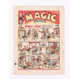 Magic Comic No 24 (1939). First New Year Issue. Bright covers with margin foxing spots. Cream