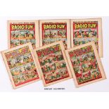 Radio Fun (1939) 26, 27, 29-46, 50-61 incl. Easter, Anniversary and Whitsun Holiday numbers.