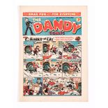 Dandy 308 Xmas (1945). Bright covers, cream pages, a few light foxing spots [vfn]