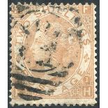 1880 2s brown FH, good used re-perforated wing margin example, SG.121. (1) Symbol:  C