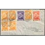 First flight covers (18) incl. ANGOLA 1939 Aug 25th 1st flight SAA Luanda - Cape Town, MOZAMBIQUE (