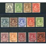 1922-26 MSCA & MCCA set, VFU, SG.162/75. (14) Cat. £225 Symbol:  C