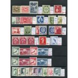 JAPAN (2 books) 1st book M 1919-91 incl. 1948 5y Philatelic Week M, 2nd book is U 1873-1984. Symbol: