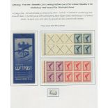 1926-27 Airmail issue 5pf - 3m set UM, Mi.378/84 (Cat. 1200€), 1931 matching Airmail booklet,