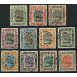 1907 MCCA set, superb VFU, SG.23/33. (11) Cat. £300 Symbol:  C