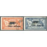 1927 Air set, VFU, SG.455/6. (2) Cat. £600 Symbol:  C