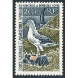 FRENCH SOUTHERN & ANTARCTIC TERRITORIES 20f black browed albatross, UM, SG.31. (1) Cat. £325 Symbol: