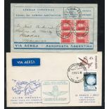 1929-72 first flight covers (5) incl. 1929 July 14th Ficarelli flight Buenos Aires-Posadas special