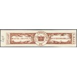 1807 2d Medicine Duty Stamp - a proof impression in chestnut on thick paper. (1) Symbol:  P