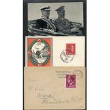 1934-42 selection of cards and covers with various Official commemorative postcards from 1934 in