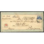 1932 illustrated 'Dinner Menu' envelope from the 'SS Kashima Maru' dated Port Suez 13/9/32 addressed