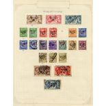 1922-70 M & U collection on leaves incl. 1922 Dollard set M (7d unused), good to FU set + extras,