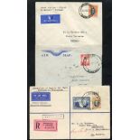 1931-44 range of first flight covers (14) incl. Imperial Airways 1931 Christmas flights Official