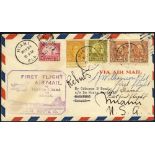 1930-31 range of 17 first flight covers incl. 1930 Oct 29th flown cover from Berkeley - Pennsylvania