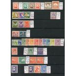 NETHERLANDS 1890's-1990's M & U ranges in four books incl. Curacao, Indies & Suriname etc.  Symbol: