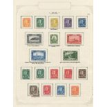 1882-1952 M & U collection on leaves incl. QV Small Queens to 10c U, 1893 50c U (2), 1897 Jubilee to