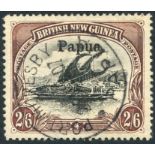 1906 Wmk horizontal Large Papua 2/6d, VFU, SG.20. (1) Cat. £140 Symbol:  C