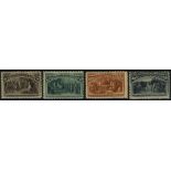 1893 Columbian set to 50c, M (some faults) as is usual, the 15c & 50c are unused, SG.235/245.