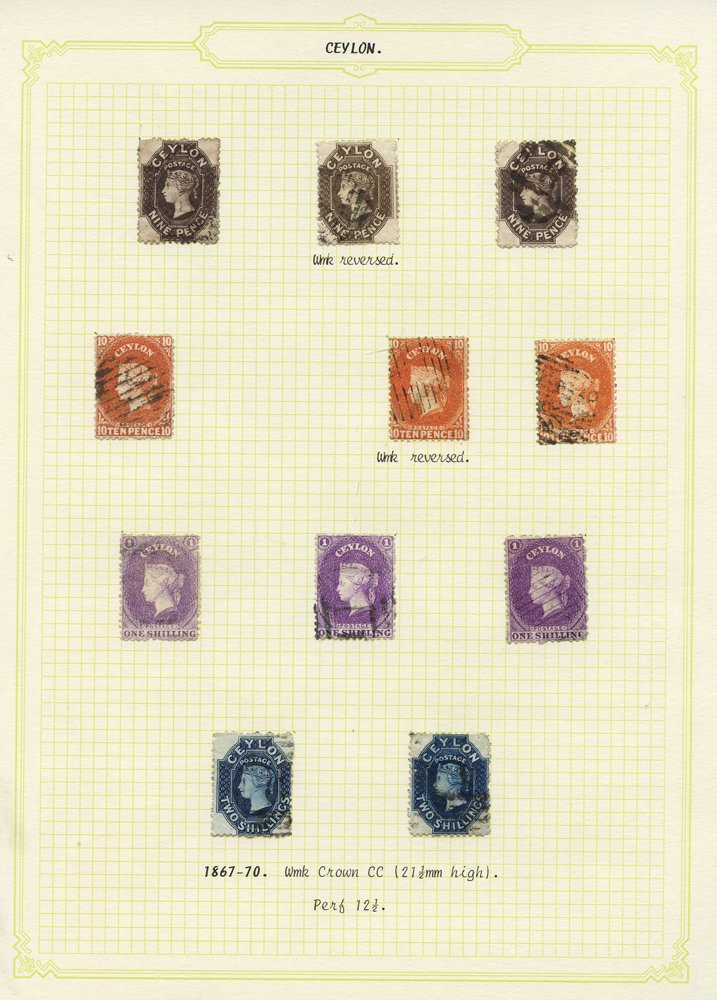 Collection in album, 1857-59 1d (3), 2d (3), 6d (2), 10d & 1s with Holcombe Cert. (1989), 2s good/