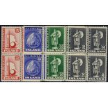 1939 New York World's Fair set in fine M blocks of four (2x UM in each block), SG.238/41. (16)