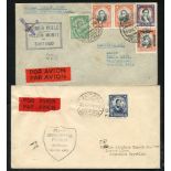 1928-60 first flight covers (8) incl. 1928 May 8th Doolittle Survey flight Santiago-Buenos Aires