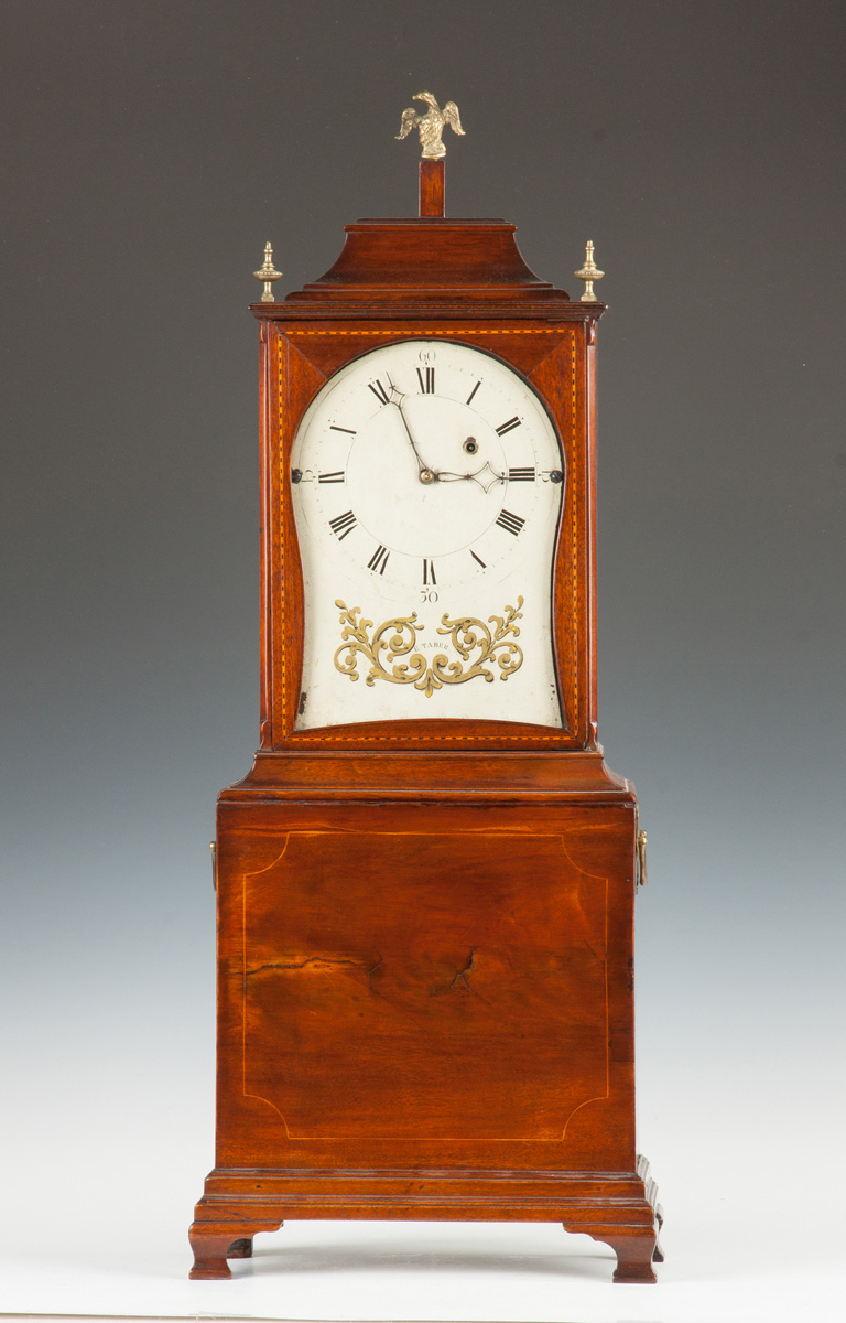 Fine & Rare Elnathan Taber Shelf Clock, Roxbury, MA